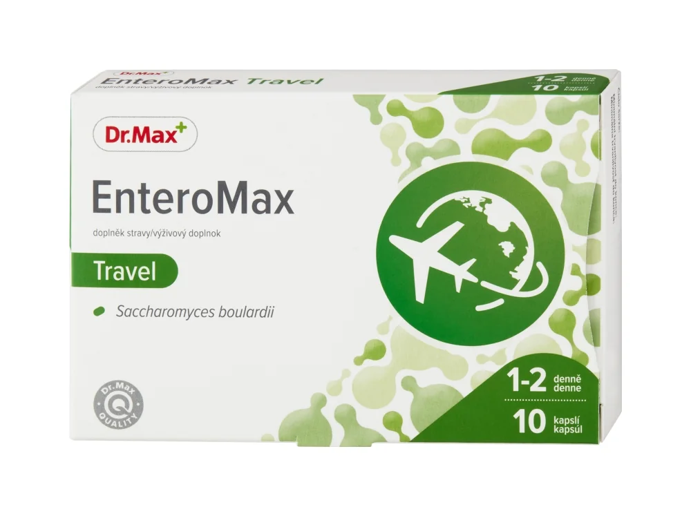 Dr. Max EnteroMax Travel 1×10 cps, výživový doplnok