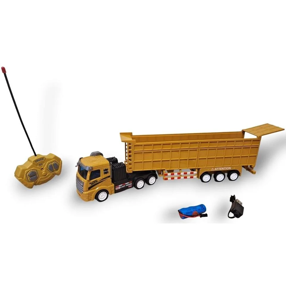 Kamión RC s prívesom a efektmi 41cm