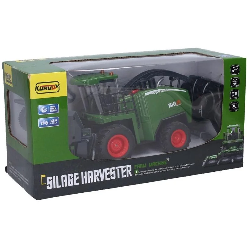 Kombajn na kukuricu dymiaci RC na diaľkové ovládanie 28cm