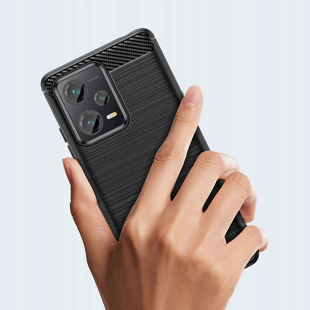 Tech-Protect Carbon kryt na Xiaomi Redmi Note 12 / Poco X5 5G čierny