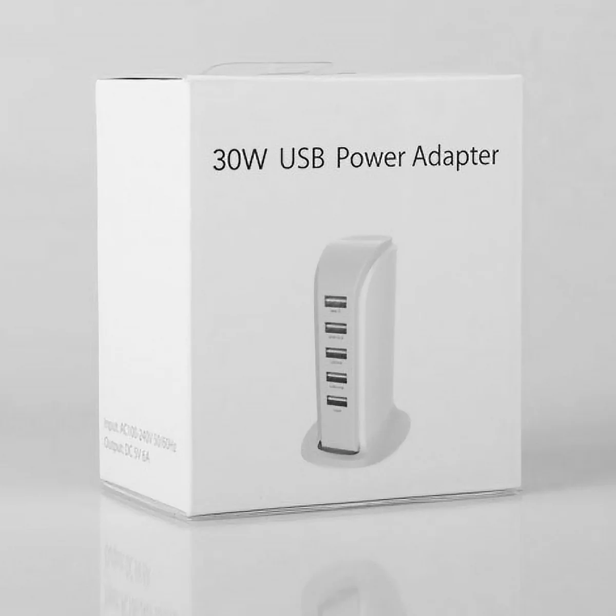 Dudao A5EU nabíjačka 5x USB 25W, biela