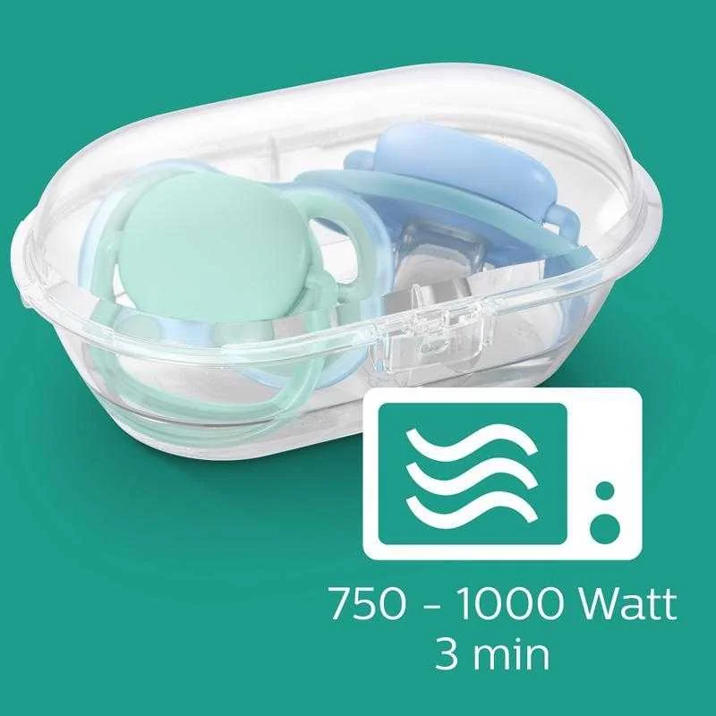 Philips AVENT Cumlík Ultra air obrázok 6-18m dievča (more) 2ks 1×2 ks, cumlík