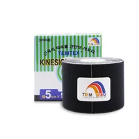 Temtex kinesio tape Classic, čierna tejpovacia páska 5cm x 5m