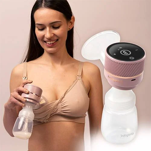 BABYONO Odsávačka materského mlieka elektrická PICO 1×1 ks, elektrická odsávačka