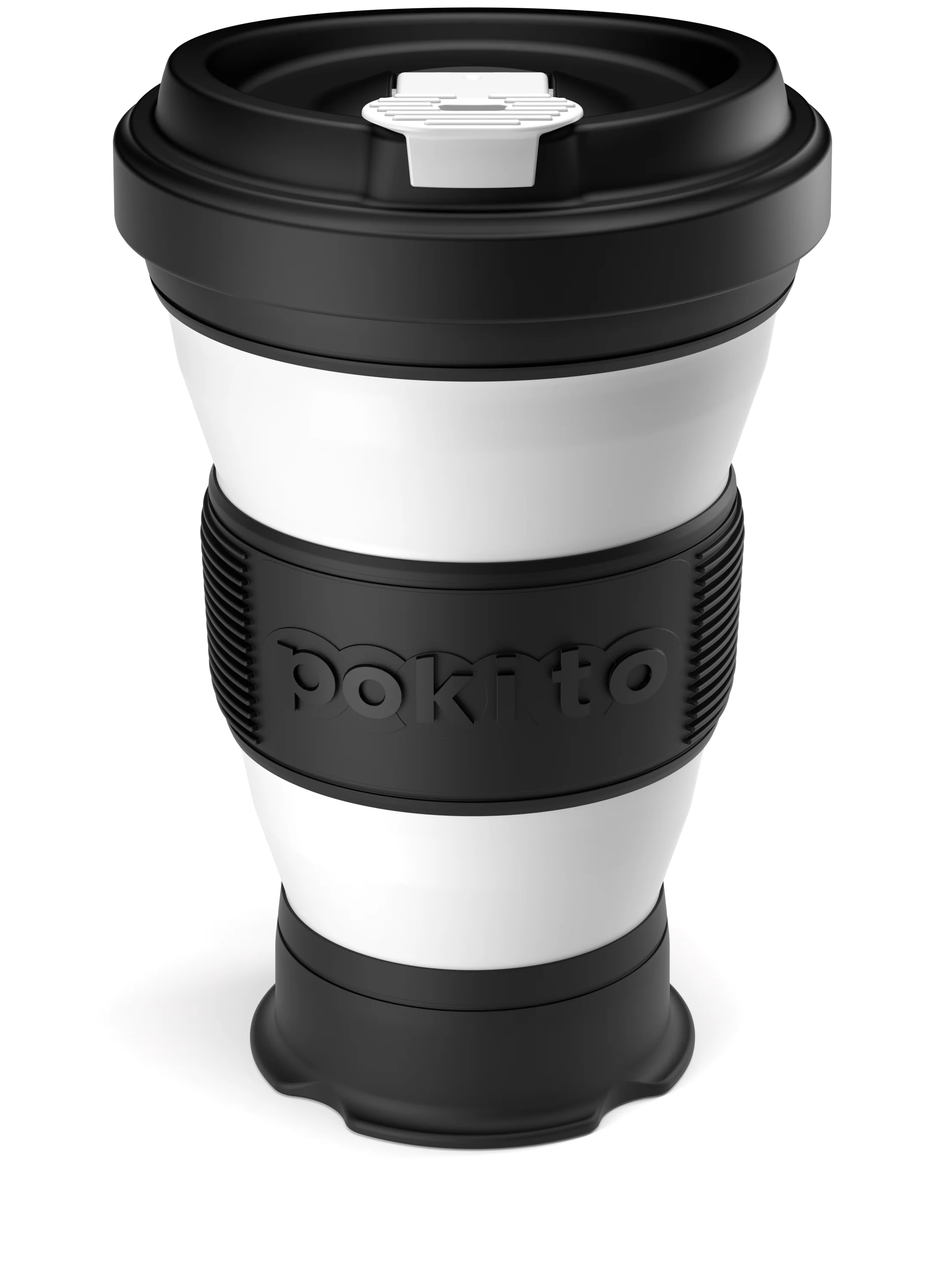 skladací hrnček do vrecka - čierny až 475ml Skládací hrnček
