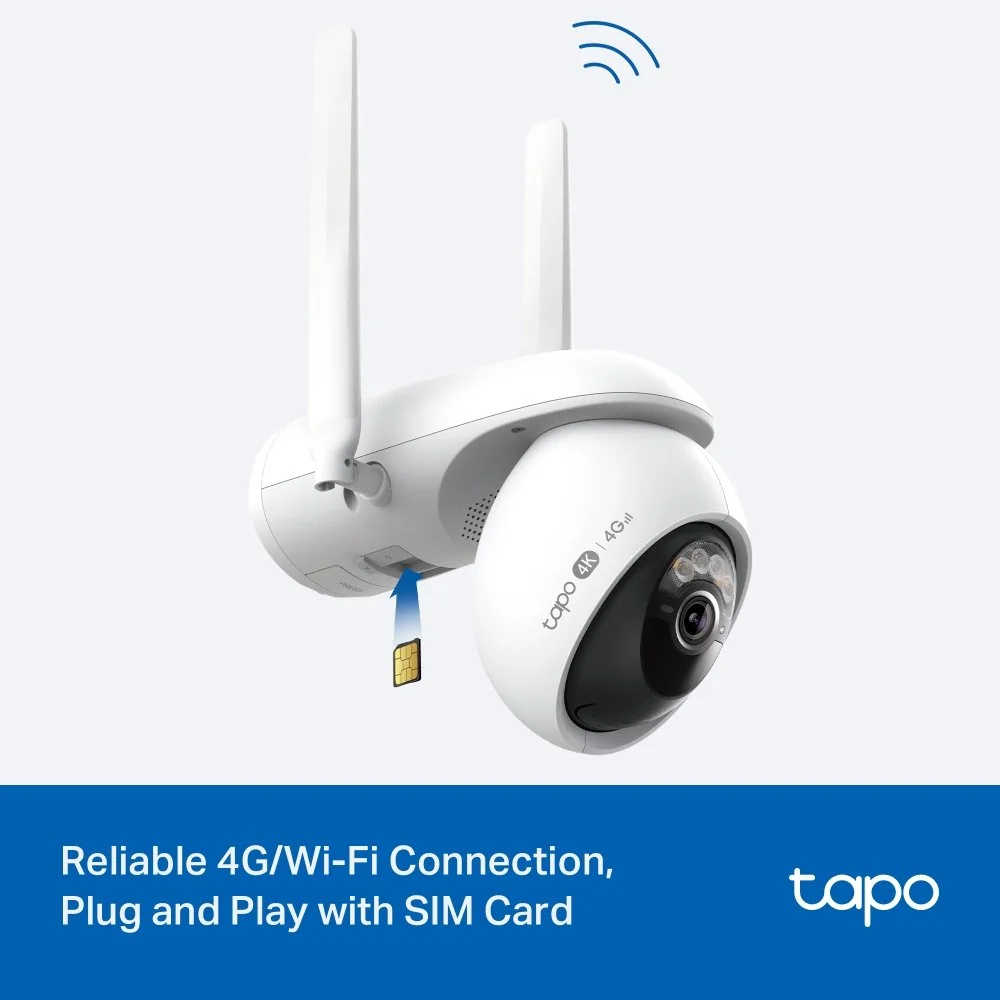 Kamera TP-Link Tapo C665G KIT 4MPx, vonkajšia, IP PTZ, 4K, 4G, prisvietenie