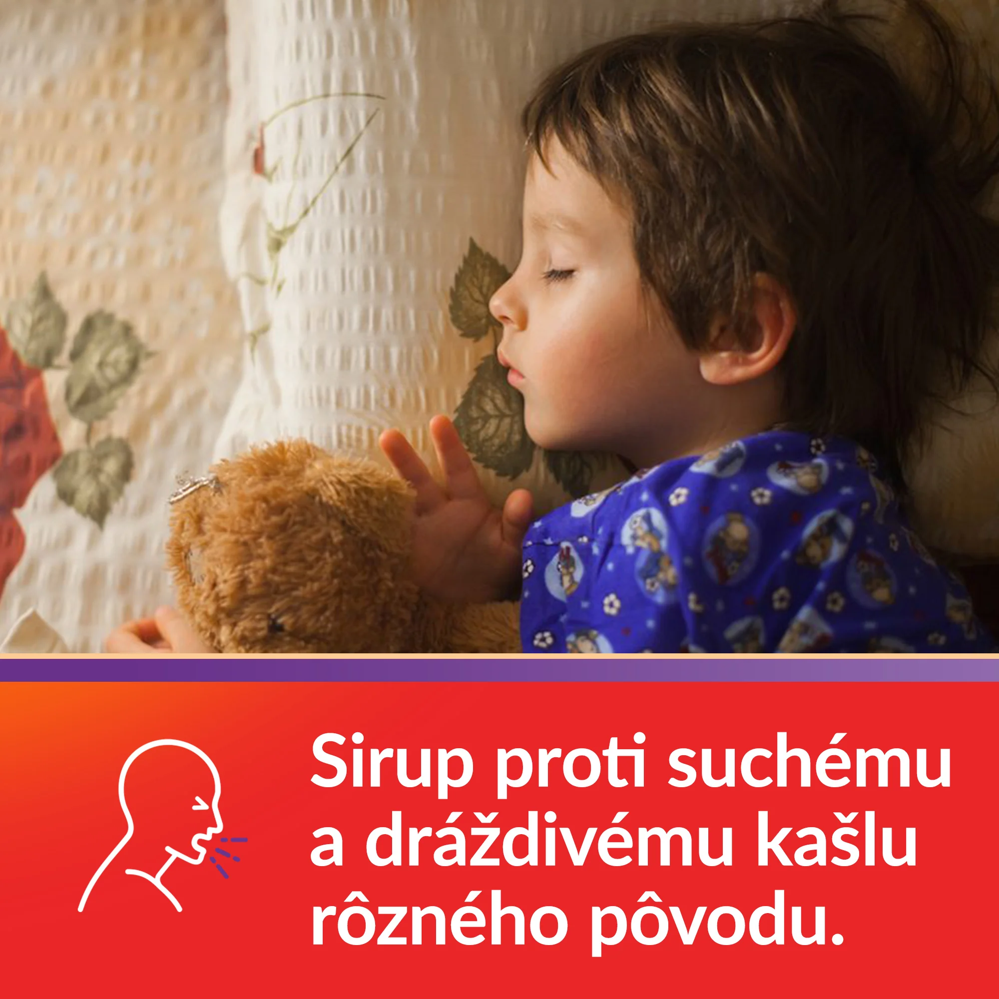 Sinecod sirup 1x200 ml, sirup proti suchému a dráždivému kašľu