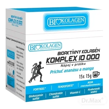 ASP BIOKOLAGEN Bioaktívny kolagén KOMPLEX 10 000 15×15 g, nápoj v prášku, vrecúška (225 g)
