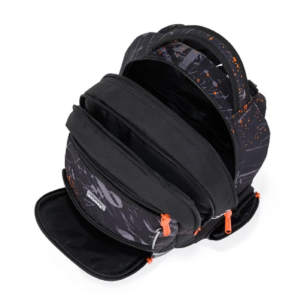 Školský batoh OXY GO Dino modrý, ergonomický