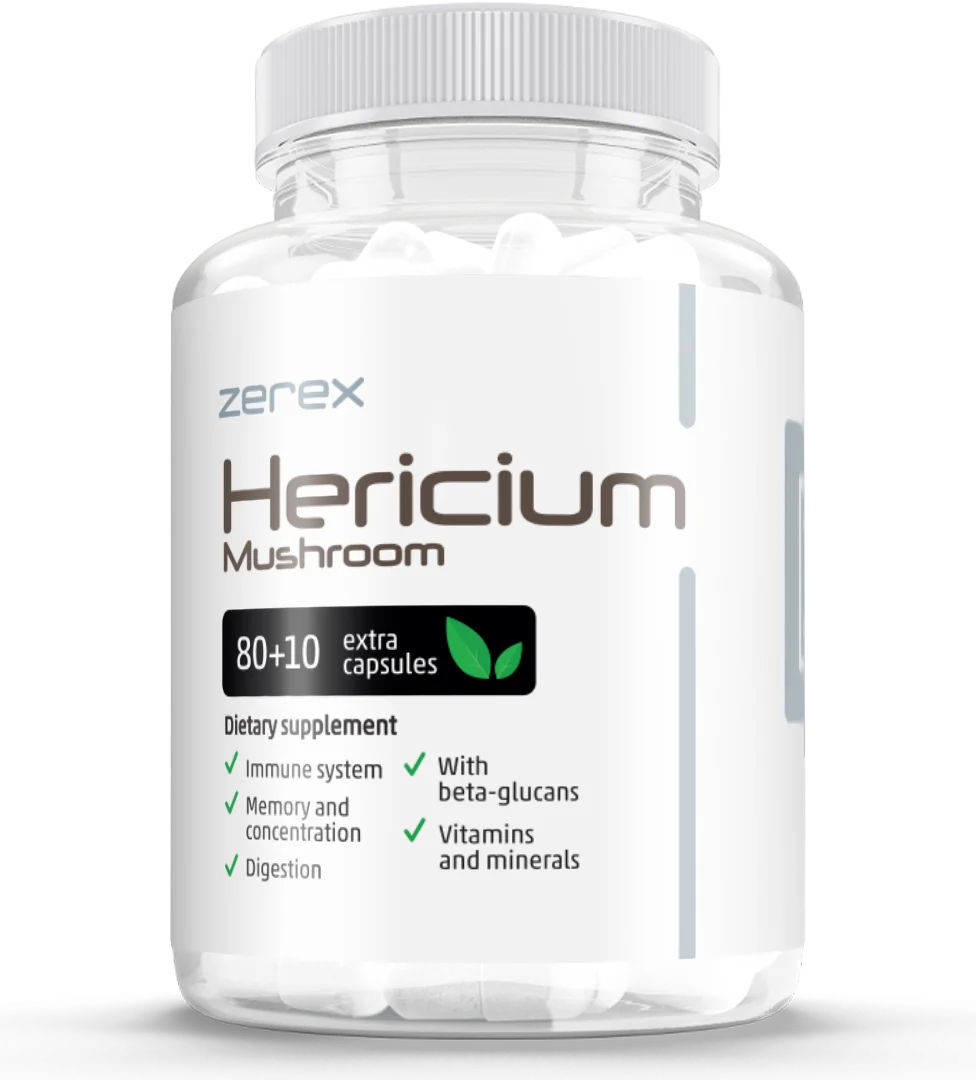 ZEREX Hericium 1×90 cps, výživový doplnok
