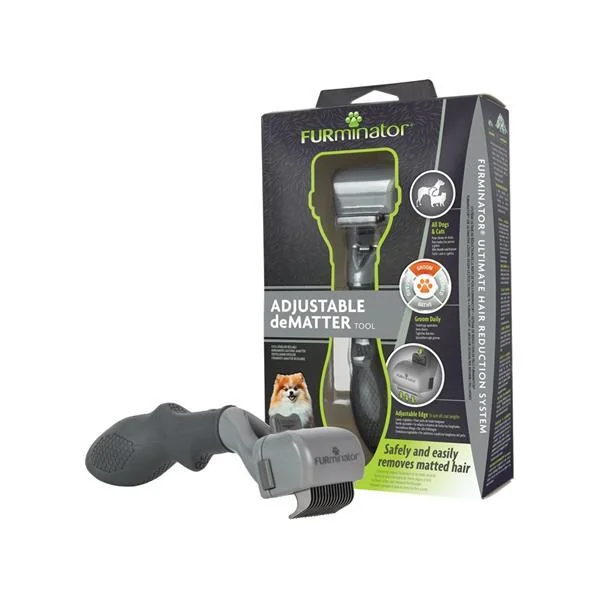 FURminator Adjustable 1×1 ks, nastaviteľné hrablo na zacuchanú srsť. pre psy a mačky.