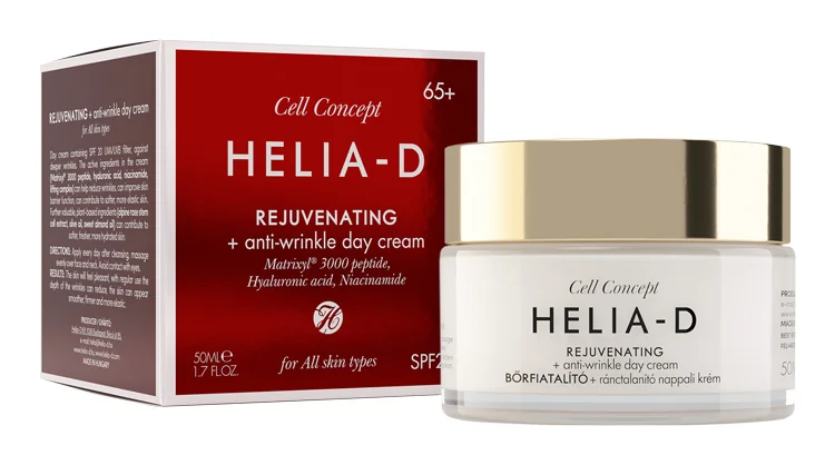 HELIA-D CELL CONCEPT 65+ omladz. krém denný 1×50 ml, denný krém 65+