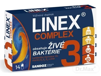 LINEX COMPLEX 1×14 cps, výživový doplnok
