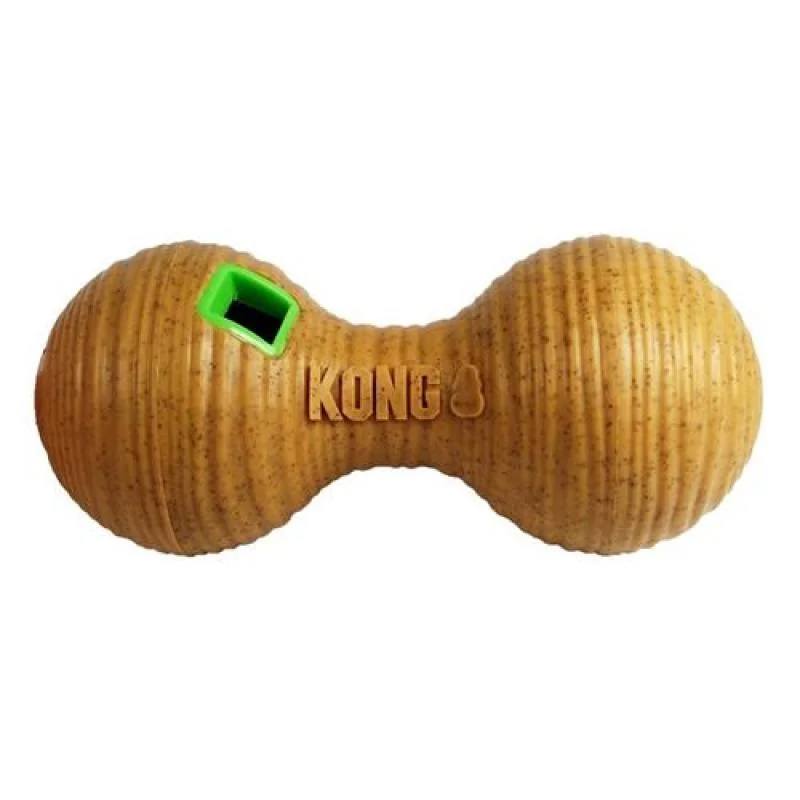 KONG BAMBOO činka z bambusu na pochúťky M 8,3x20,3x8,3cm pre psov