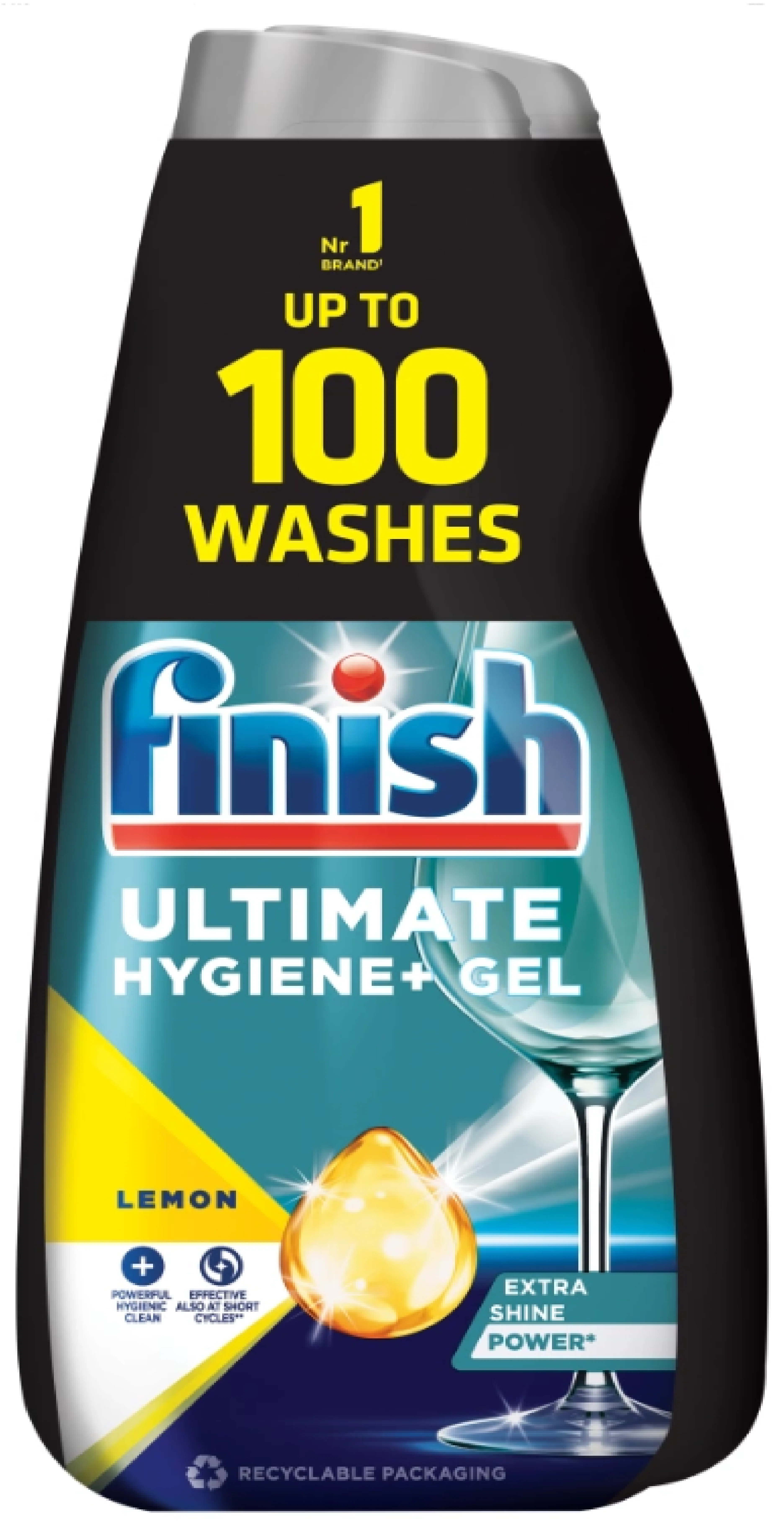 FINISH gél do umývačky 2x1L Lemon