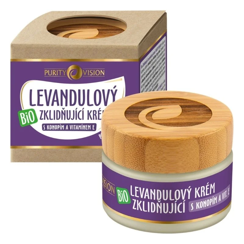 Purity Vision Bio Levanduľa Krém Upokojujúci 40ml 1×40 ml, upokojujúci krém