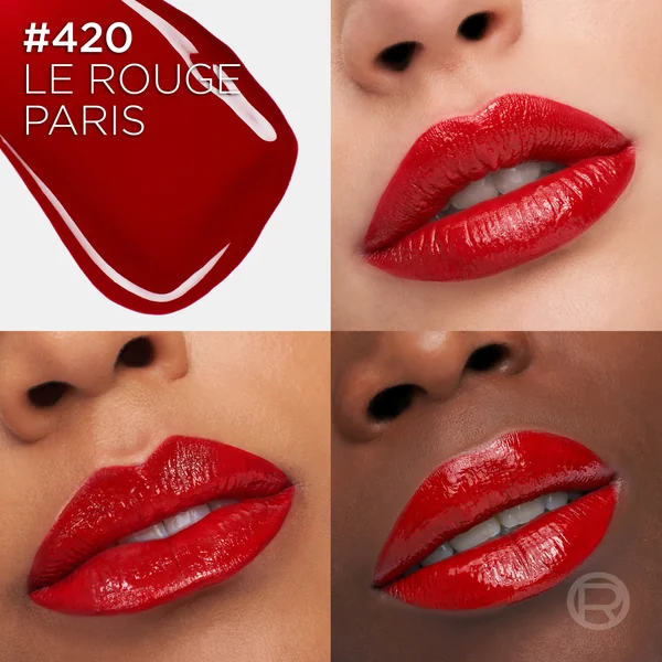 L’Oréal Paris Infaillible Laque Resistance 420 Rouge Paris tekutý rúž 4,3 ml