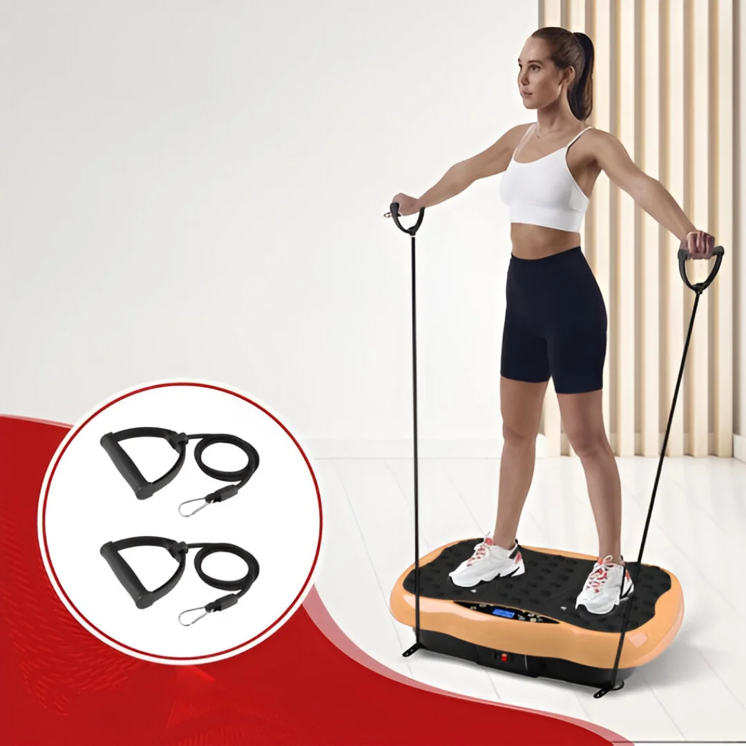 Livefy Vibro Fit vibračná plošina na cvičenie, zlatá