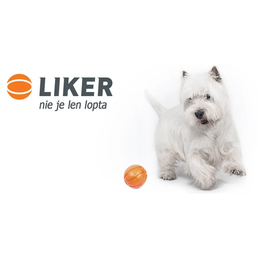 Lopta pre psov Liker, Veľkosť: priemer 9 cm