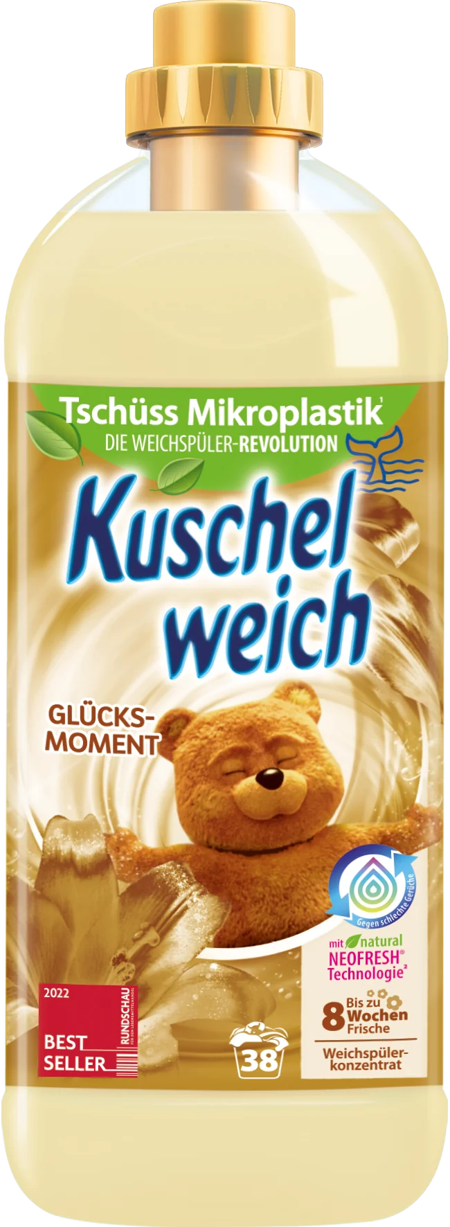 Kuschelweich aviváž - Moment šťastia, 38 praní 1×1 l , aviváž