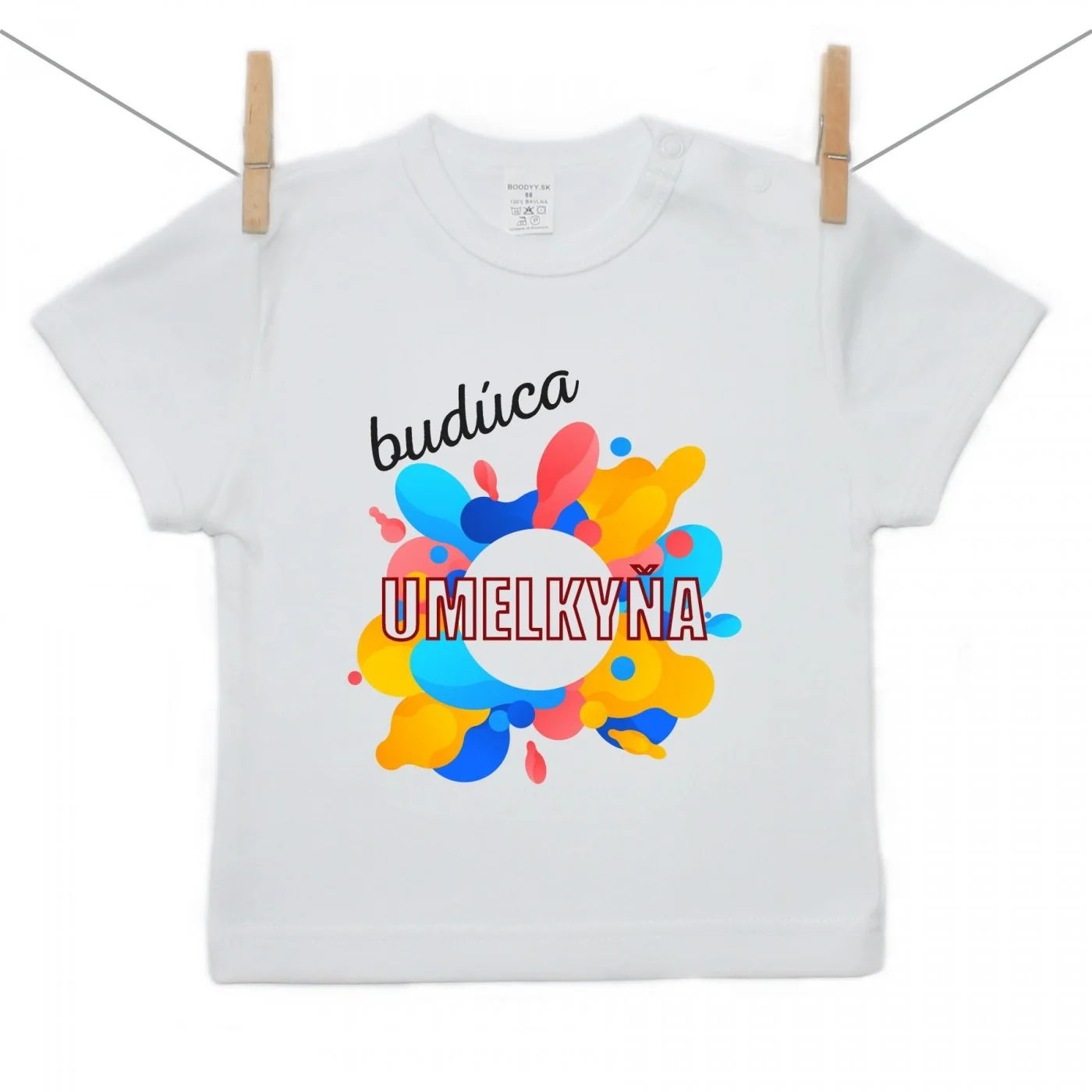 Boodyy Tričko s krátkym rukávom Budúca umelkyňa Veľkosť: 128