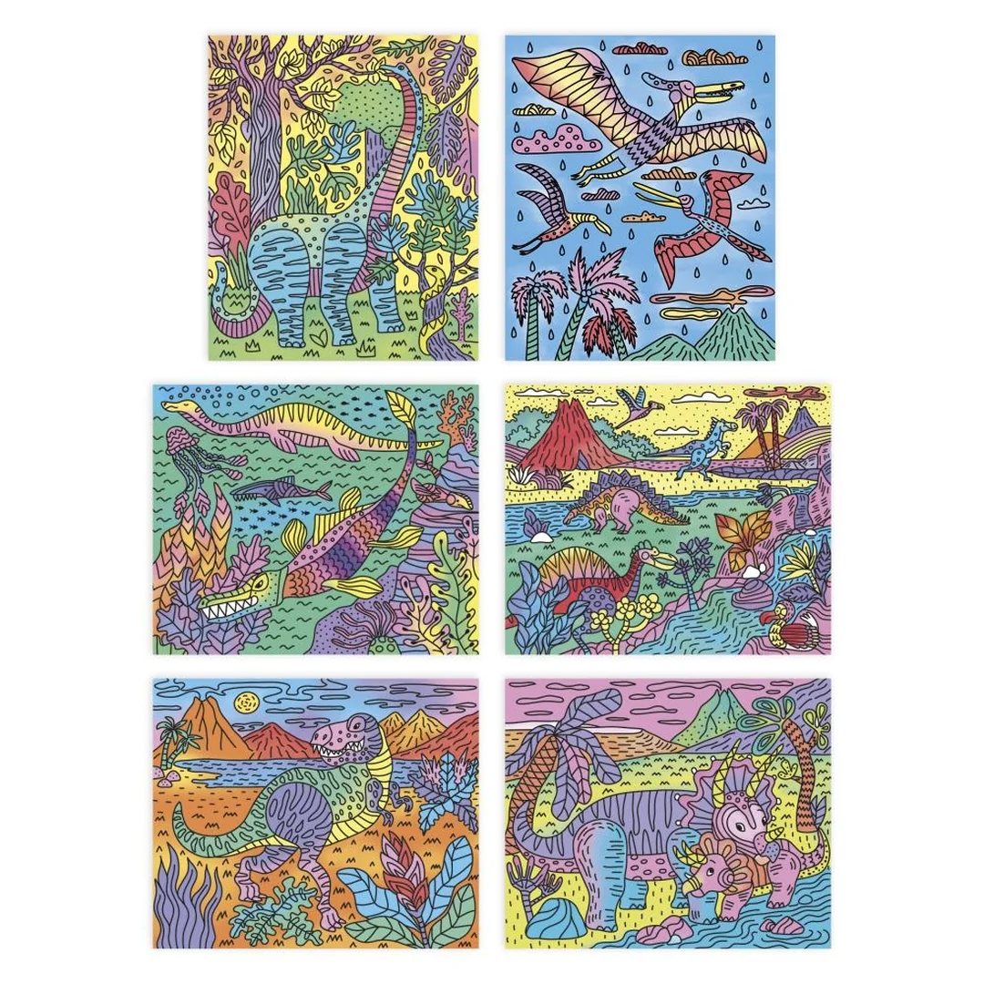 Janod Atelier Maxi Kreatívna sada Maľovanie Dinosaurus od 6 rokov