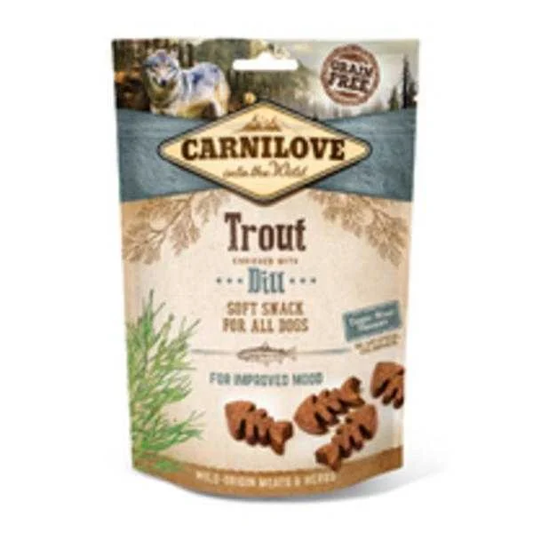 Carnilove Dog Semi Moist Snack Trout With Dill 200g 1×200 g