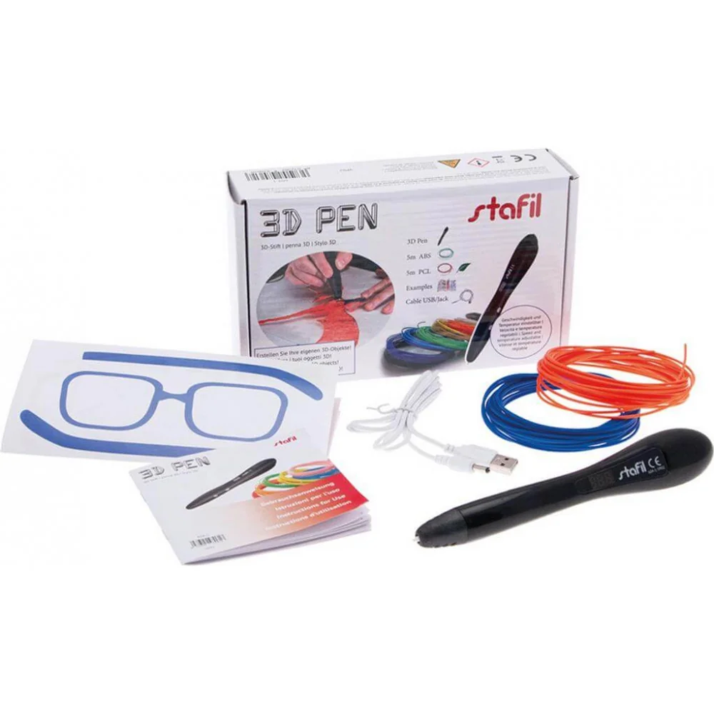 3D pero s nastaviteľnou rýchlosťou a teplotou -Stafil