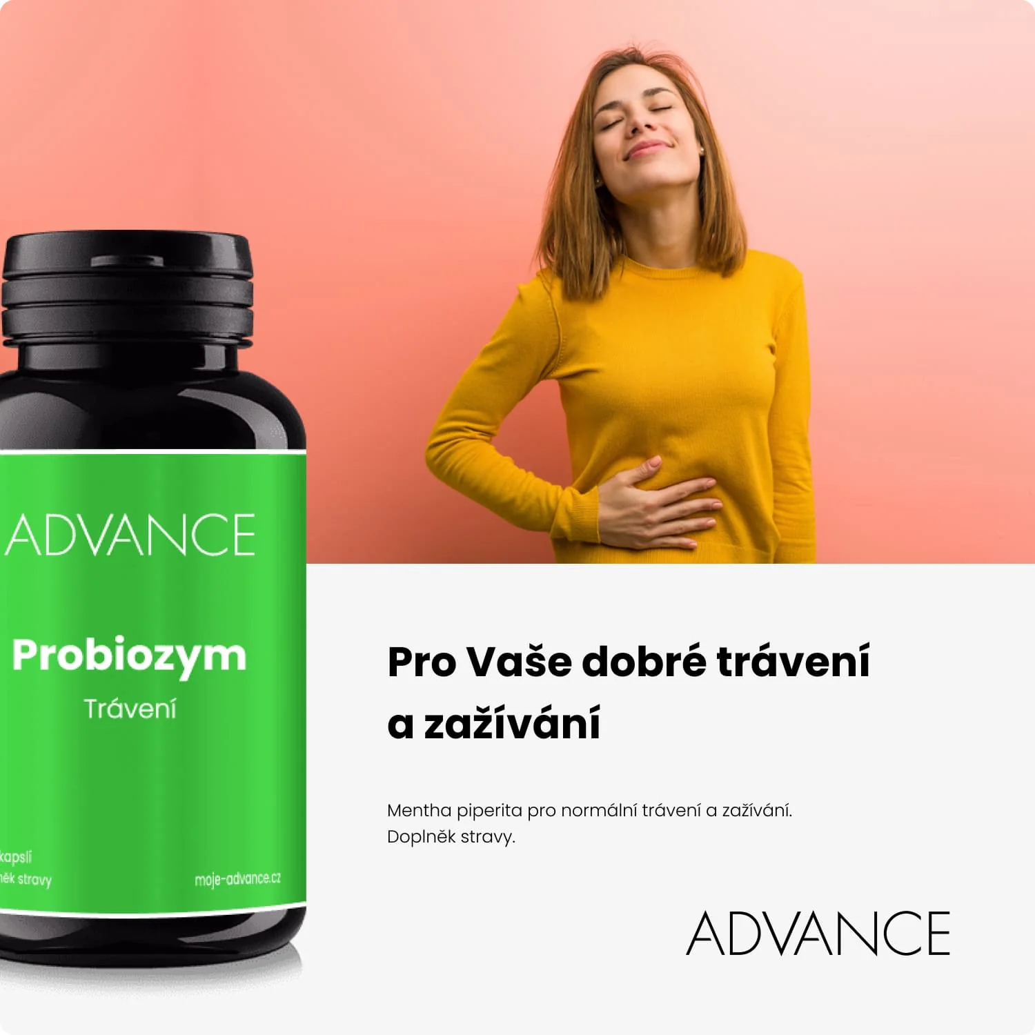 ADVANCE Probiozym 60 kapsúl - trávenie 1×60 cps, výživový doplnok