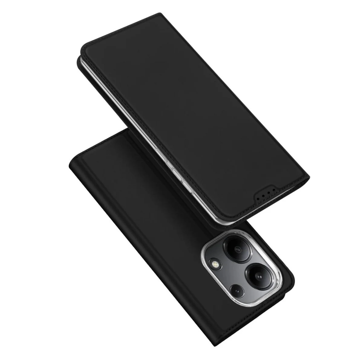 Dux Ducis Skin Pro knižkové puzdro na Xiaomi Redmi Note 13 4G čierne