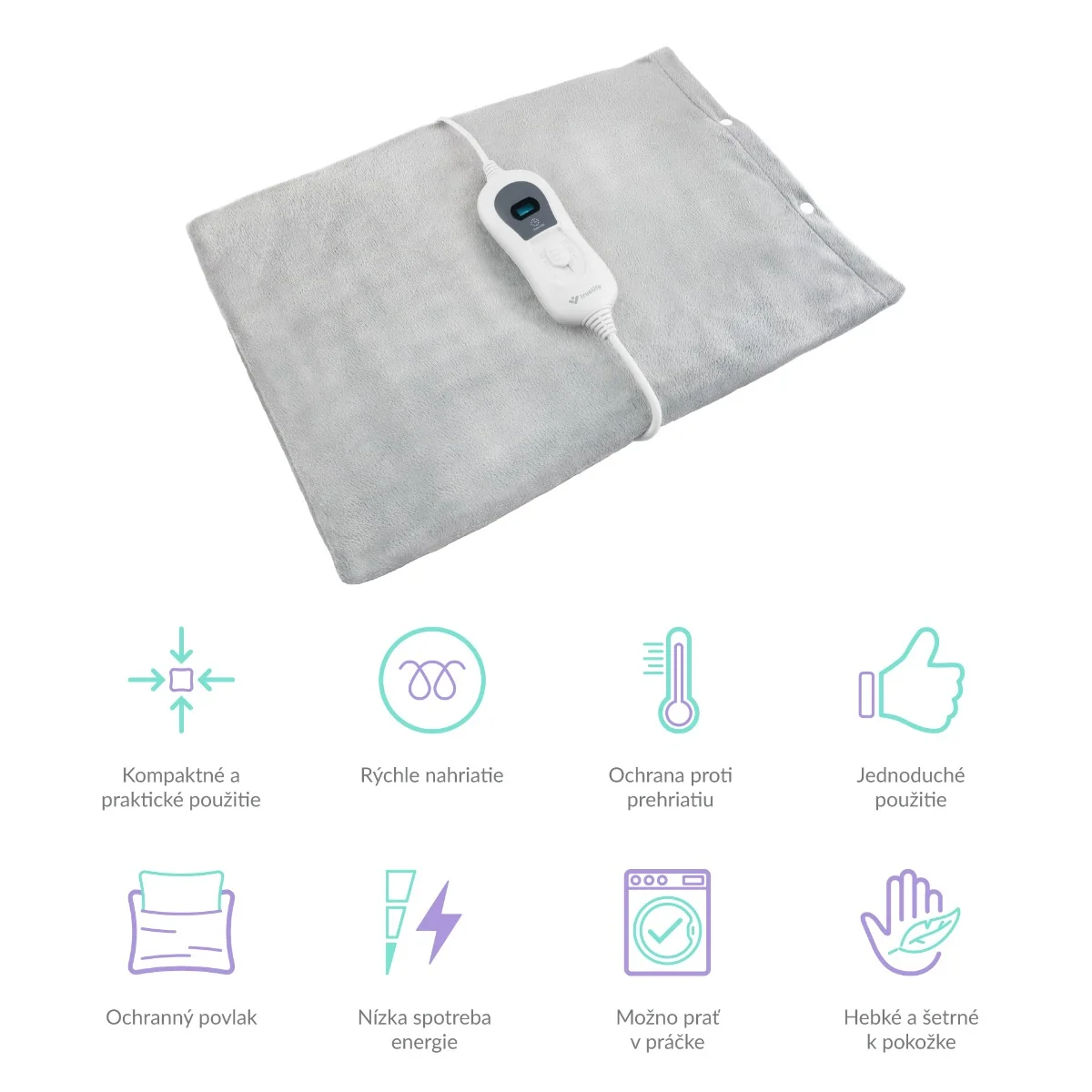 TrueLife HeatBlanket 0403 1×1 ks, vyhrievacia deka