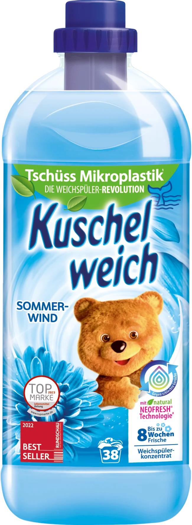 Kuschelweich aviváž - Letný vánok, 38 praní 1×1 l , aviváž