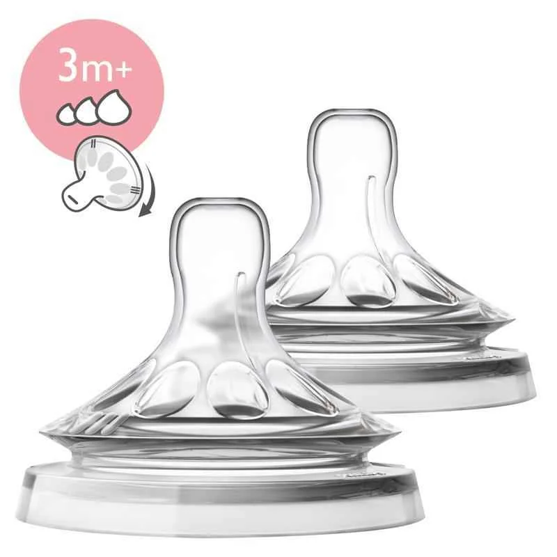 AVENT Cumlík na fľašu Natural č.5 1×2 ks, cumlíky na fľašu