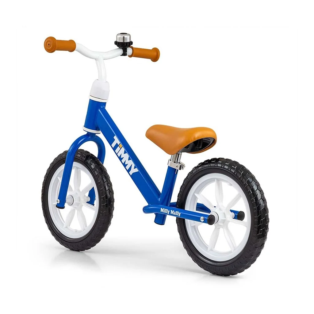 Detský balančný bicykel Milly Mally Timmy Navy , 20C56329