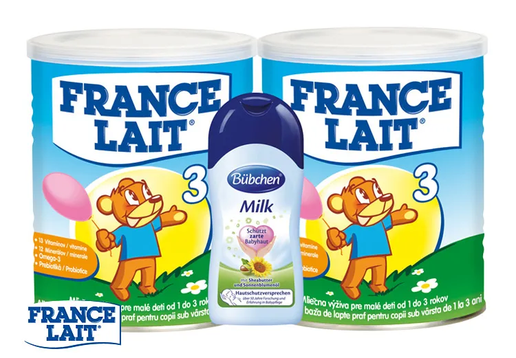France Lait 3 Duo + 1x bubchen (Milk 50ml)
