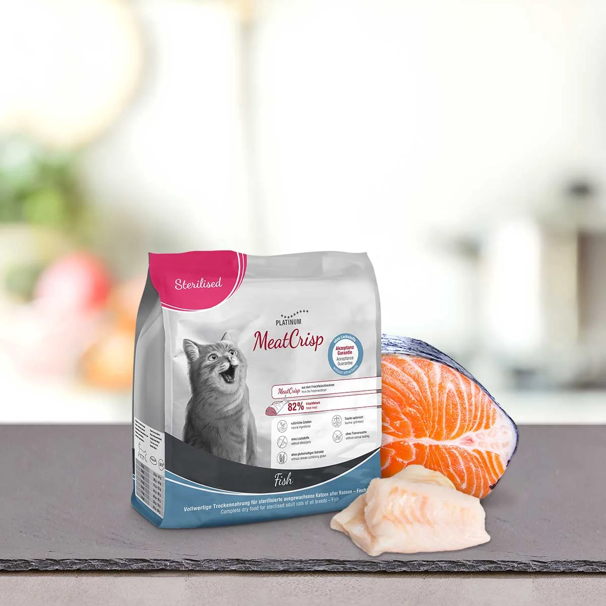 MeatCrisp Sterilised Fish - Ryba pre kastrované mačky 400 g