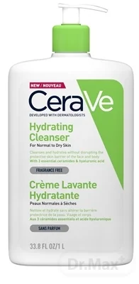 CeraVe HYDRATAČNÁ ČISTIACA EMULZIA 1×1 l, krémová emulzia