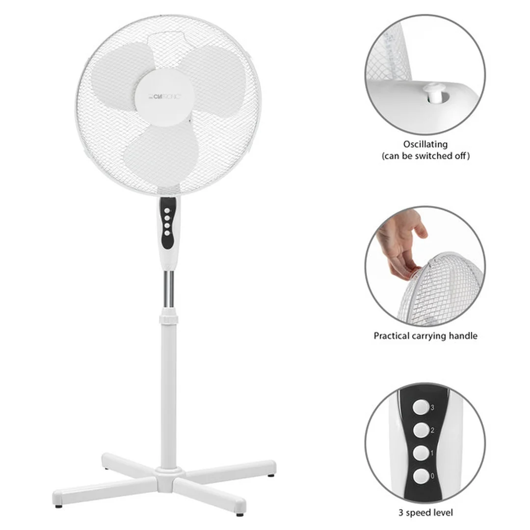 CLATRONIC VL 3603 S WH stojanový ventilátor 40 cm