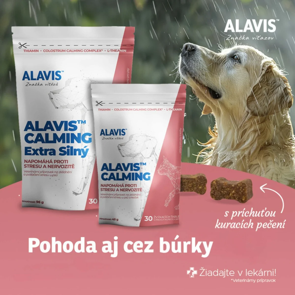 ALAVIS CALMING EXTRA SILNÝ 1×30 tbl, proti stresu pre psov a mačky