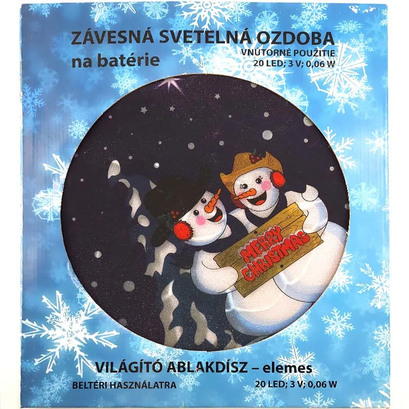 Vianočná dekorácia VODO20/snehuliaci