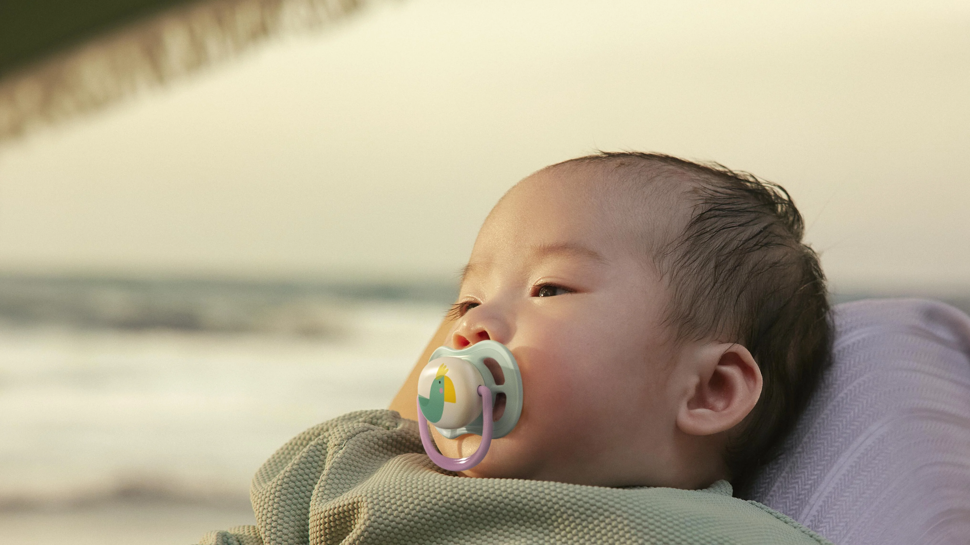 Philips AVENT - Cumlík Ultra air s obrázkom SCF080/24, 0-6 m, dievča 2 ks