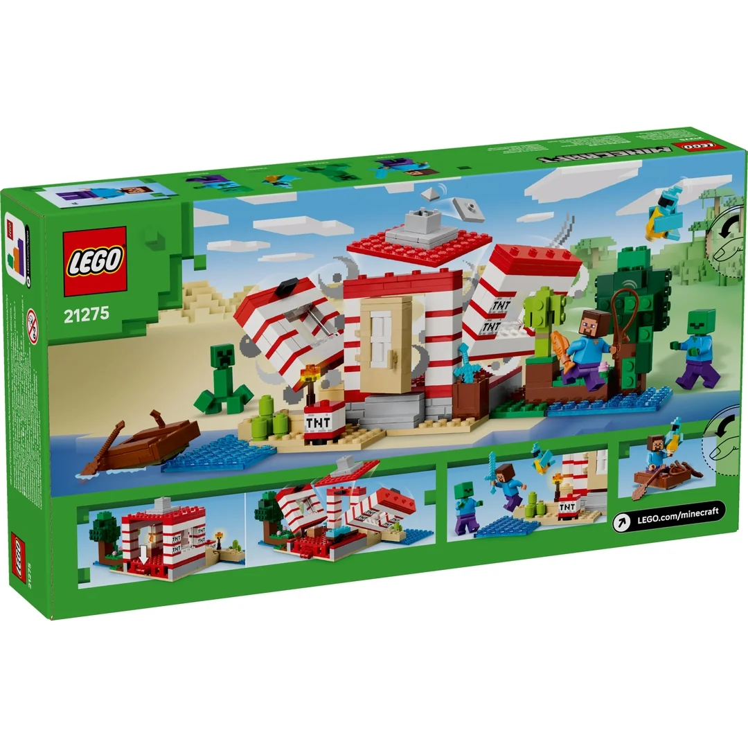 LEGO® Minecraft® 21275 TNT dom v džungli