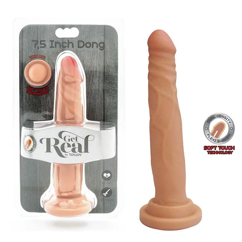 TOYJOY realistické dvojvrstvové dildo 7,5" s prísavkou