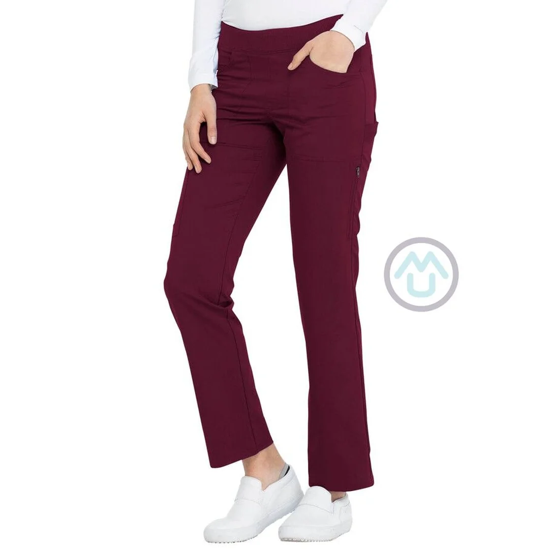 Dámske nohavice Dickies Balance na gumu - vínová M