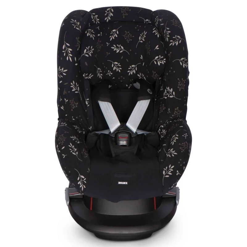 Dooky poťah na autosedačku Seat Cover Group1 Romantic Leaves Black