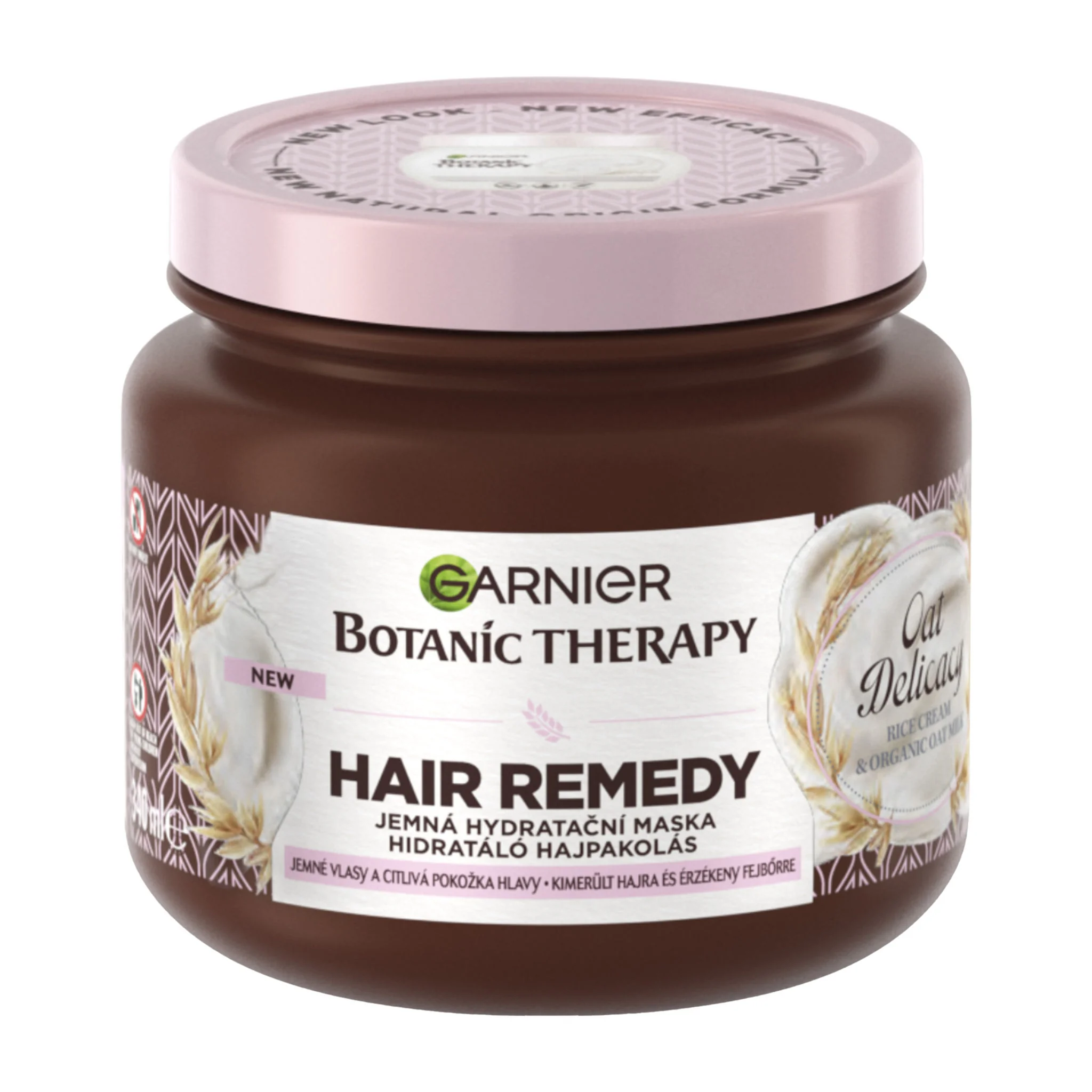 Garnier  Botanic Therapy Hair Remedy Oat Delicacy jemná hydratačná maska na vlasy 1×340 ml, maska na vlasy 340 ml
