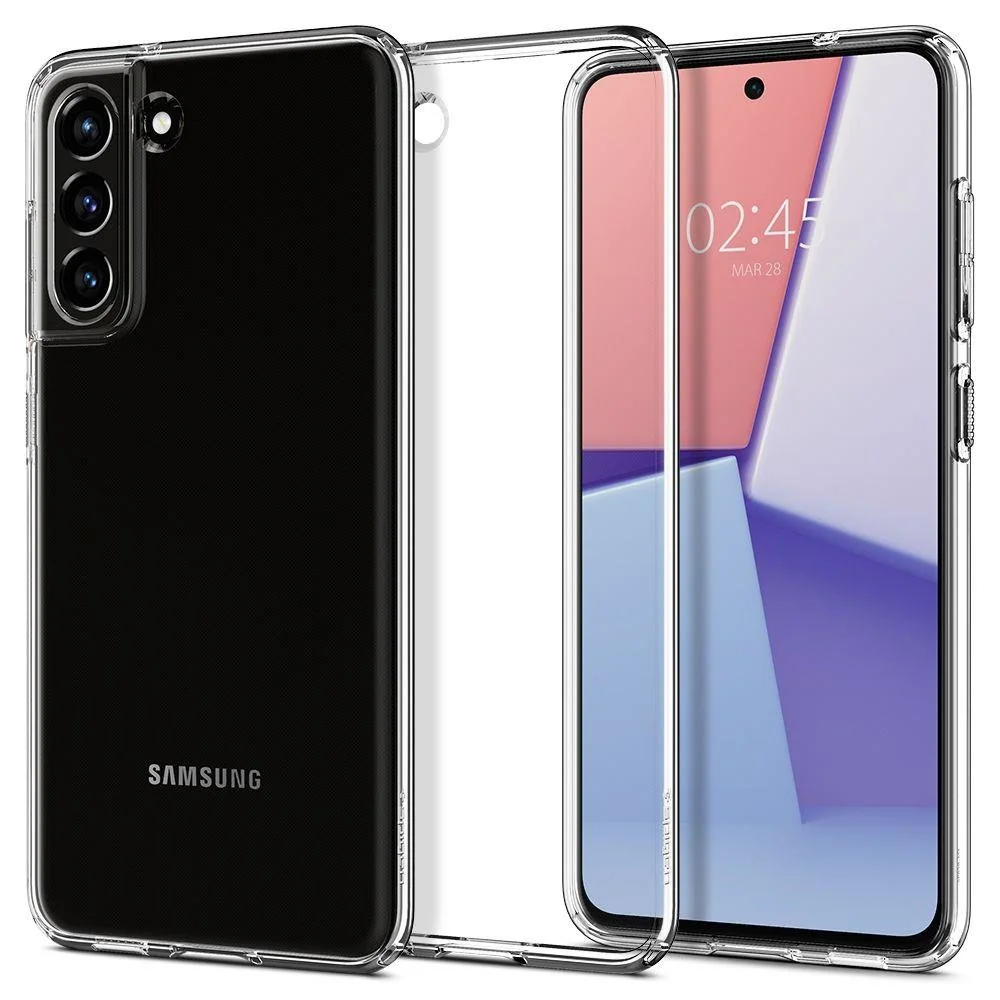 Spigen Liquid Crystal silikónový kryt na Samsung Galaxy S21 FE, priesvitný itný