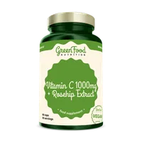 GreenFood Nutrition  vit C 1000mg + Rosehip 60cps