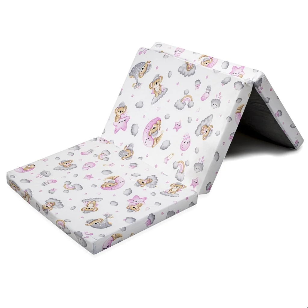 Skladacia matrac do postieľky New Baby STANDARD 120x60x5 cm koala