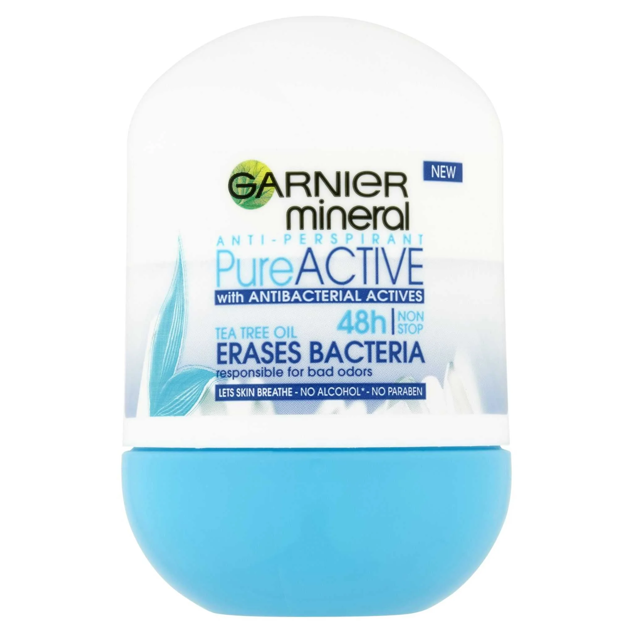 Garnier Mineral Pure Active 48h roll-on 1×50 ml, guľôčkový antiperspirant